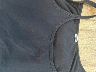 Camiseta tirantes Pimkie negra talla M/L