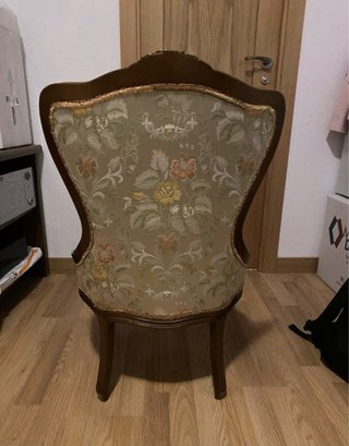 Sillón Calzadora tapizada Estilo Clásico