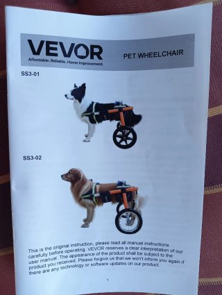 Silla de ruedas para perro