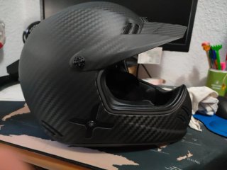 Casco LS2 MX471 Xtra Matt Carbon TALLA M