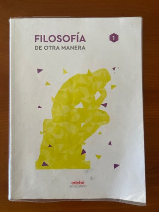 Filosofía 1, primer curso de bachillerato