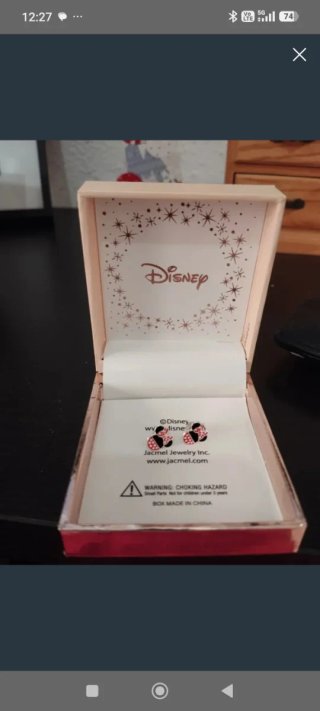 Pendientes niña Disney Minnie Mouse