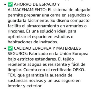 Colchón Plegable Gris