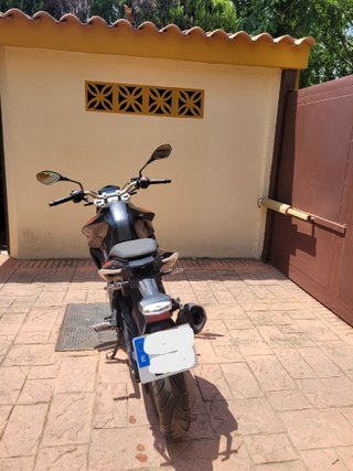 Moto Hanway Furious 125 cc Negra
