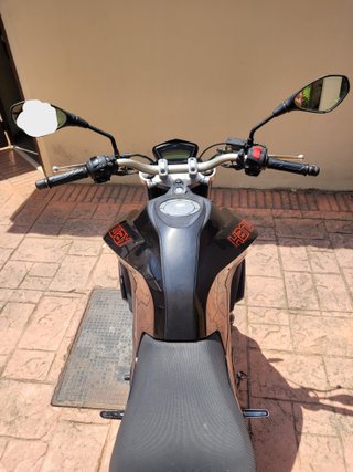 Moto Hanway Furious 125 cc Negra