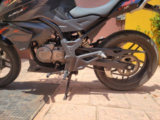 Moto Hanway Furious 125 cc Negra
