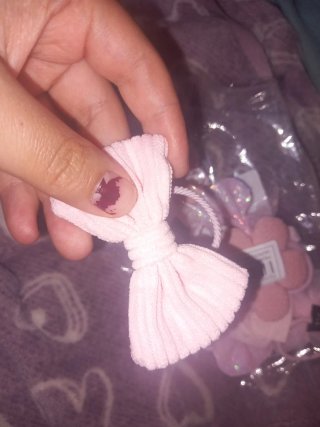 Gomas para el pelo de bebé con flores