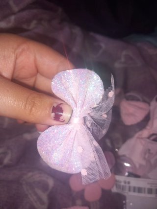 Gomas para el pelo de bebé con flores