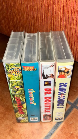 4 Películas VHS Familiares