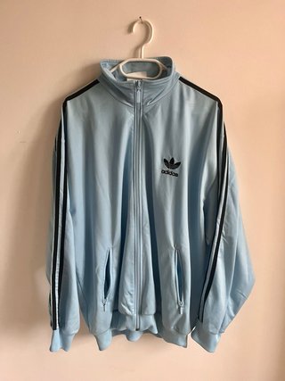 Giacca Adidas vintage azzurra L