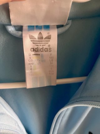 Giacca Adidas vintage azzurra L