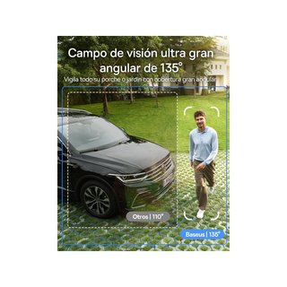 Baseus S1 Lite cámara exterior WiFi 2K solar