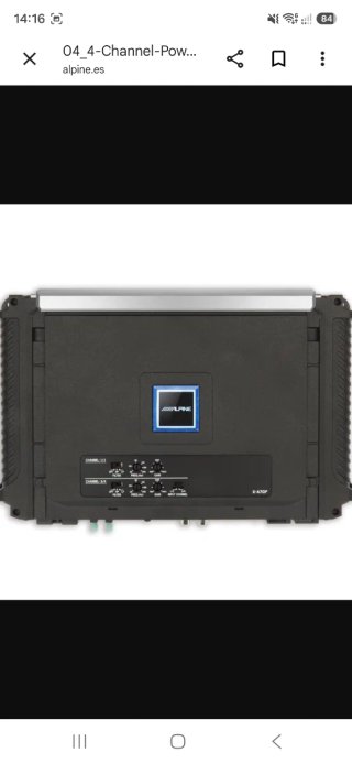 Etapa Potencia Alpine X-A70F Alta Gama