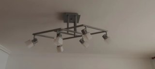 Lámpara de salón 6 focos