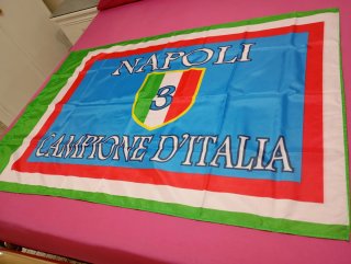 Bandiera SSC Napoli Campione d'Italia 150x100