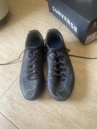 Scarpe da calcio Nike nere e blu