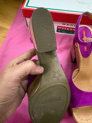 Sandalias Pedro Miralles ante guinda  Talla 39
