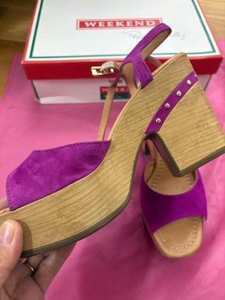 Sandalias Pedro Miralles ante guinda  Talla 39