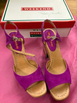 Sandalias Pedro Miralles ante guinda  Talla 39