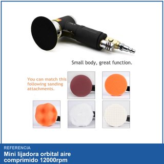 Mini lijadora orbital aire comprimido 12000rpm