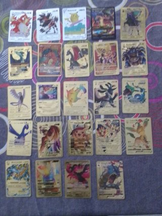 Cartas Pokémon Doradas