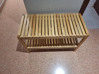 Banco madera 2 alturas