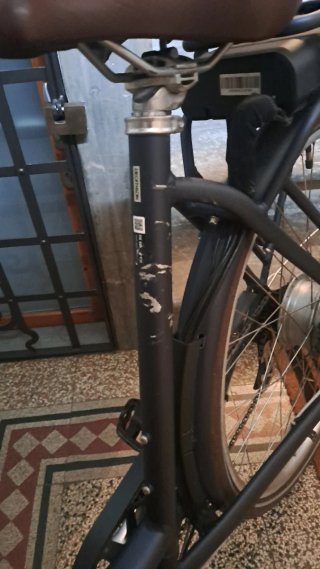 Bicicletta Elettrica City con Cestino 600e
