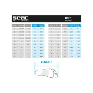 Scarpe Seac Reef antiscivolo per mare