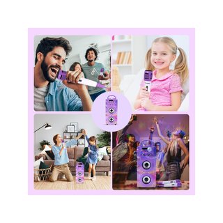 Dynasonic Modelo 18 con Luz karaoke portátil niños