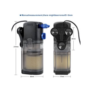 Forever Speed filtro acuario 3 en 1 500L/h