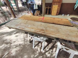 3 Tablas de Obra de encofrado pino macizo