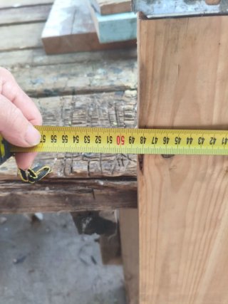 3 Tablas de Obra de encofrado pino macizo