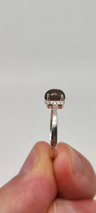 Anillo de Plata y Turmalina.
