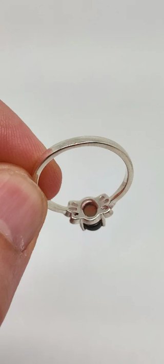 Anillo de Plata y Turmalina.