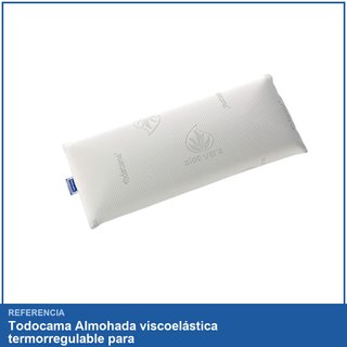 Almohada viscoelástica termorregulable para
