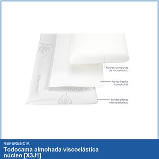Todocama almohada viscoelástica núcleo [X3J1]