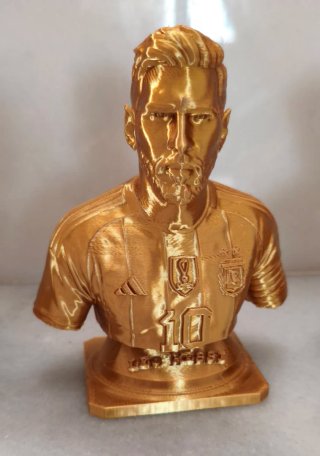 Bustos Fútbol 3D Dorados