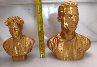 Bustos Fútbol 3D Dorados