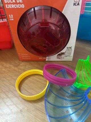 2 Jaulas Hamster + Accesorios