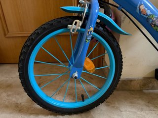Bicicleta infantil azul Stitch