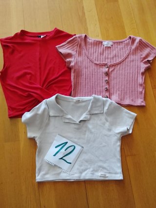 Lote X 15€ Niña, T.12/15,  Tejanos, Tops, Jerseys