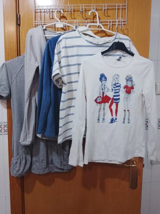 Lote X 15€ Niña, T.12/15,  Tejanos, Tops, Jerseys