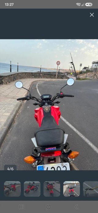 Honda MSX 125 Roja y Negra