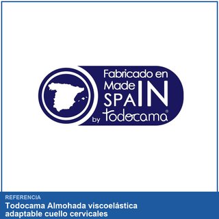 Almohada viscoelástica adaptable cuello cervicales