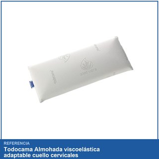 Almohada viscoelástica adaptable cuello cervicales
