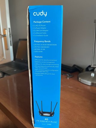 Router Cudy 4G LTE N300 Wi-Fi