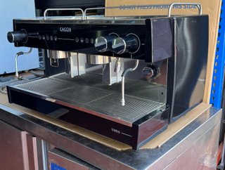Cafetera Gaggia Vetro Negra 2 Grupos 2 MANO