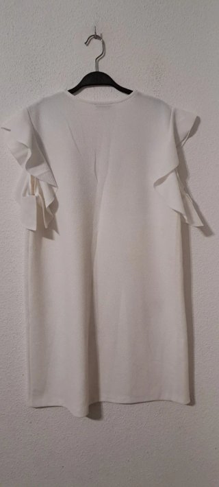 Vestido Zara blanco con flores