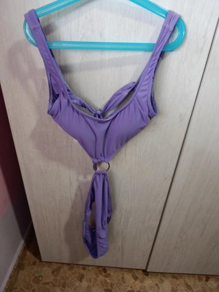 Trikini morado talla S