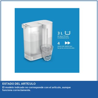 - Philips Instant jarra filtrante agua limpia
